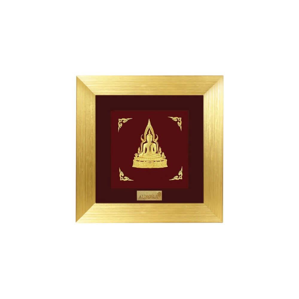 กรอบรูปพระพุทธชินราช AURORA DESIGN กรอบทอง ขนาด 21 X 21 ซม._0